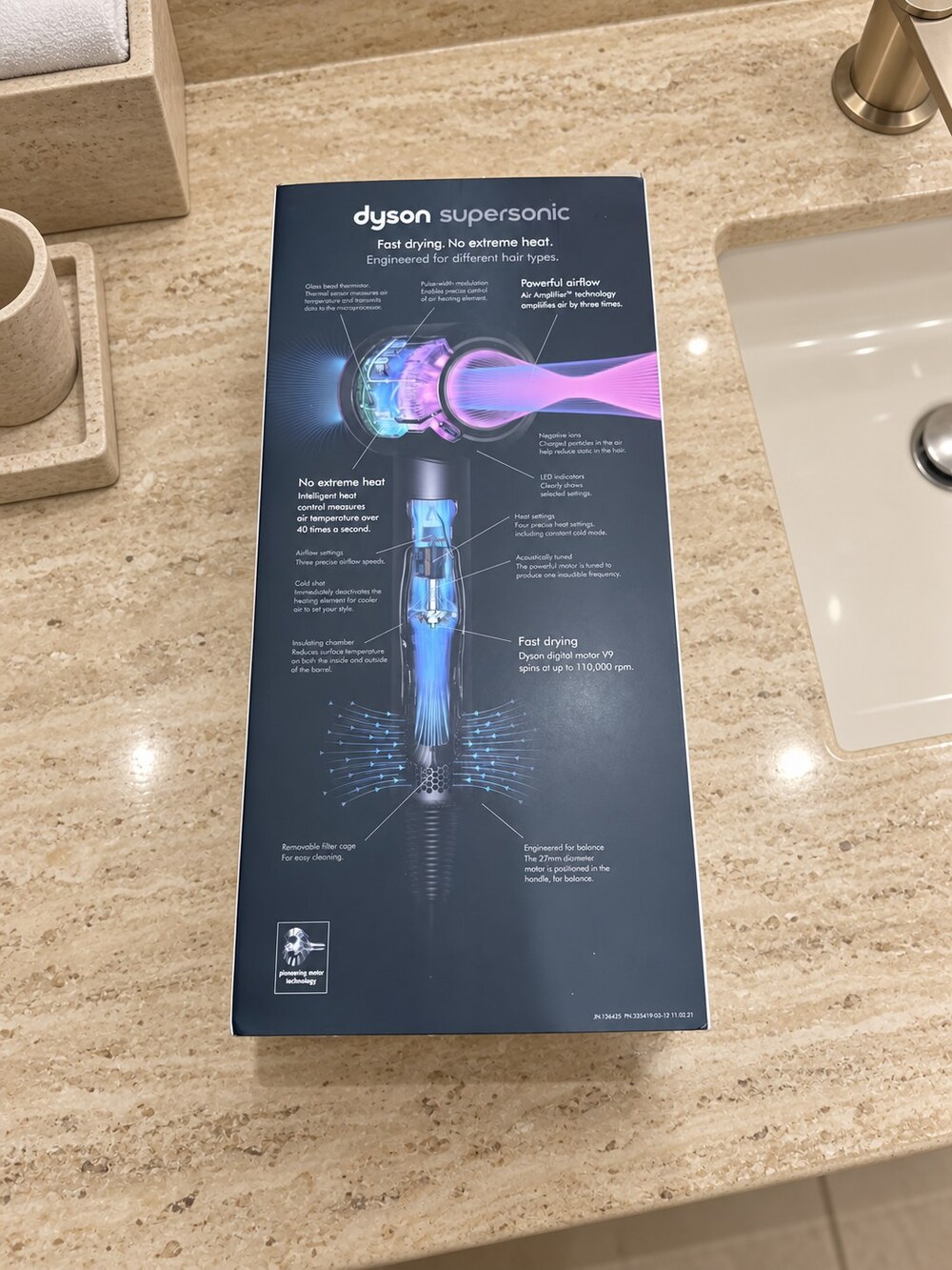 Dyson Supersonic Hair Dryer, Pink Trim, New with Box - Picture 8 of 10